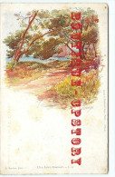 LESSIEUX < ILE SAINT HONORAT < CARTE AQUARELLEE Des ANNEES 1900 < DOS SCANNE - Lessieux