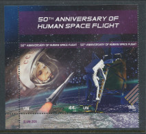 UN New York 2011. Michel # 1270-1271.  50 Anniv Of Human Space Flight, MNH (**) - Ungebraucht