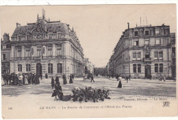 180   LE  MANS.   -  La  Bourse  De  Commerce  Et  L'Hôtel  Des  Postes - Le Mans