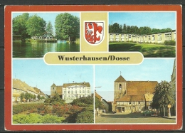 Deutschland Ansichtskarte WUSTERHAUSEN Dosse 1990 Nach Estland Gesendet - Wusterhausen