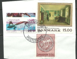 DENMARK Dänemark Danmark Cut Out O 2014 Art Gemälde Kunst - Used Stamps