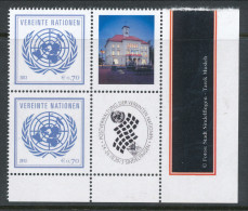 UN Vienna 2013. Sindelfingen. Vertical Pair With Lables From Personalized Sheet,  MNH ** - Nuovi