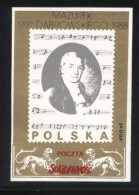 POLAND SOLIDARITY POCZTA SOLIDARNOSC DABROWSKI MAZURKA POLISH NATIONAL ANTHEM MUSIC MILITARIA - Vignettes Solidarnosc