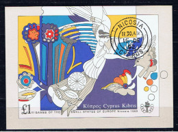CY+ Zypern 1989 Mi Bl. 14 - 714A Frau - Usati