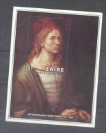 Zaire 1978 Albrecht Durer Perf. Sheet MNH DA.016 - Neufs