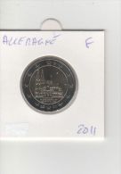 2 Euro Commémorative ALLEMAGNE 2011  - Atelier F - Sous étui - Germania