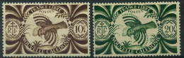 France, Nouvelle Calédonie : N° 242 Et 243 X Année 1943 - Unused Stamps