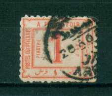 EGYPT / 1886 / POSTAGE DUE / ASIOUT CANCELLATION  / VF USED  . - 1866-1914 Khedivato De Egipto