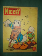 JOURNAL DE MICKEY N° 191 - Walt Disney - Daté 1956 - Assez Bon état (plis, Salissures) - Journal De Mickey