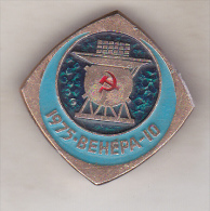 USSR - Russia - Old Space Pin Badge - Venera-10 - Espace