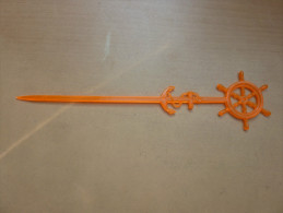 Touilleur * "marine, Ancre, Barre" (orange) - Swizzle Sticks