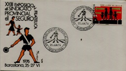 SPAIN. POSTMARK UNION INSURANCE. BARCELONA 1976. TRAFFIC - Maschinenstempel (EMA)