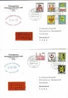 DEUTSCHLAND / DDR - 1990 ALTE MARKEN  2 FDC - 1e Jour – FDC (feuillets)