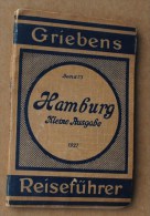 1927 Grieben Reiseführer HAMBURG Guide KLEINE AUSGABE Plan STREETS Map Museums - Hamburg