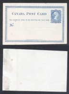 Canada - Postal History Rare Old Postcard UNUSED D.937 - 1860-1899 Règne De Victoria