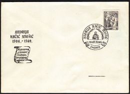 Yugoslavia 1954, Illustrated Cover"Andrija Kacic Miosic"  W./ Special Postmark "Zagreb", Ref.bbzg - Lettres & Documents