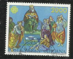 VATICANO VATIKAN VATICAN 1983 POSTA AEREA AIR MAIL ANNO MONDIALE COMUNICAZIONI MONDIAL YEAR COMMUNICATIONS L. 2000 USED - Poste Aérienne