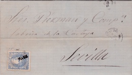 01948 Carta De Oviedo A La Cartuja De Sevilla 1872 - Lettres & Documents