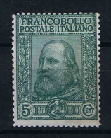 Italy:   1910 Sa 87, Mi 95 Not Used (*) S.g. - Mint/hinged