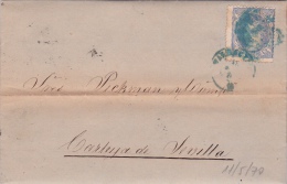 01977 Carta De Valencia A Sevilla 1870 - Covers & Documents