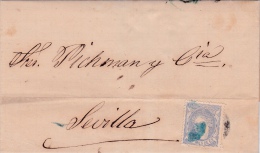 01978 Carta De Valencia A Sevilla 1870 - Storia Postale