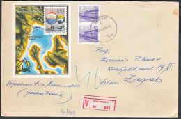 Yugoslavia 1986, Registered Cover Zadar To Zagreb W./ Special Postmark "Zadar" ,ref.bbzg - Covers & Documents