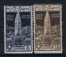 Italy: 1912 Sa 97 - 98    , Mi 105 - 106, MH/* - Mint/hinged