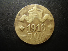 DOA  1916 EMERGENCY TABORA COINS 20 HELLER BRASS TYPE  ´A-A´. - Deutsch-Ostafrika