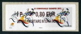 Timbre** De Distributeur De 2013 "IP 0,80 € - LETTRE PRIORITAIRE INT - Le Cornouaille Quimper 2013" - 2010-... Abgebildete Automatenmarke