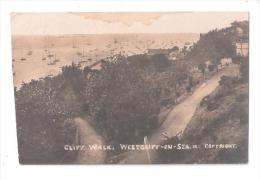 RP Cliff Walk  Westcliff On Sea Circa 1910 Real Photo Card ESSEX PHOTO CARD - Southend, Westcliff & Leigh