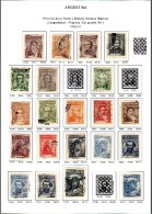 ARGENTINA - 1935 / 1951 - Heroes And Various Motives, Wmk - VF USED - Used Stamps