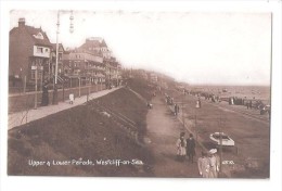 RP WESTCLIFF ON SEA Nr Southend Upper & Lower Parade POSTED 1908 ESSEX PHOTO CARD - Southend, Westcliff & Leigh