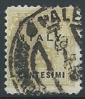 1943 OCCUPAZIONE ANGLO AMERICANA SICILIA USATO 25 CENT - ED590-4 - Britisch-am. Bes.: Sizilien