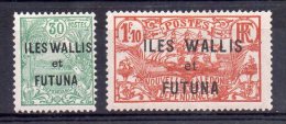 Wallis Et Futuna   N°40 Et 42 Neufs Charniere - Ungebraucht