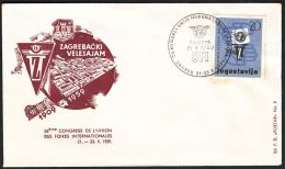 Yugoslavia 1959, Illustrated Cover "Zagreb Fair 1959" W./ Special Postmark "Zagreb", Ref.bbzg - Lettres & Documents