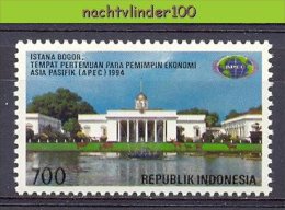 Mgm1616 APEC ARCHITECTUUR GEBOUWEN ARCHITECTURE BUILDINGS PRESIDENTIAL PALACE INDONESIA 1994 PF/MNH  VANAF1EURO - APEC