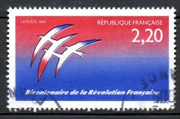 FRANCE. N°2560 Oblitéré De 1989. Logotype De La Révolution/Folon. - Franz. Revolution