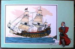 Voir Et Savoir Par Hergé - MARINE - Origine A 1700 - Série 2 - N° 41. Dargaud - 12,5 X 19,5 Cm. (photo Contractuelle) - Sammelbilder