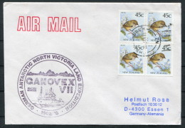 1993 New Zealand Christchurch German Antarctic North Victorialand Expedition Ship GANOVEX Polar Cover - Onderzoeksprogramma's