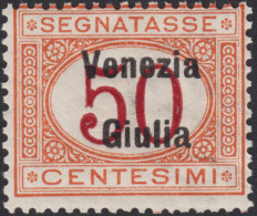 ITALIA - VENEZIA GIULIA - Tax N.6  - Cat. 875 Euro  - Con CERTIFICATO  - MNH** - Gomma Integra - POSTFRISCH - Venezia Giulia