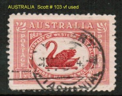 AUSTRALIA   Scott  # 103 VF USED - Oblitérés