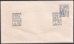 Yugoslavia 1961, Cover W./ Special Postmark "Ljubljana" ,ref.bbzg - Covers & Documents