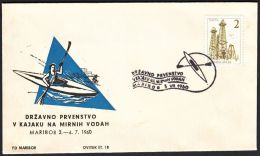 Yugoslavia 1960, Illustrated Cover "State Championships In Kayak Flatwater" W./ Special Postmark "Maribor" ,ref.bbzg - Covers & Documents
