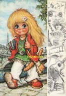 CPSM ENFANT ILLUSTRATEUR ** SEMI MODERN ARTIST SIGNED CHILDREN CARD ** MICHEL THOMAS - Dessins D'enfants