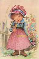 CPSM ENFANT ILLUSTRATEUR ** SEMI MODERN ARTIST SIGNED CHILDREN CARD **  CONSTANZA - Dessins D'enfants