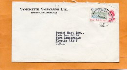 Bahamas 1966 Cover Mailed To USA - 1963-1973 Interne Autonomie