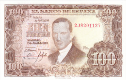 100 PTS ESTADO ESPAÑOL 1953 - 100 Pesetas