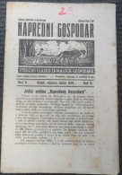 NAPREDNI GOSPODAR - STRUCNO GLASILO ZA MALOGA GOSPODARA, OSIJEK 1929 - Sonstige & Ohne Zuordnung