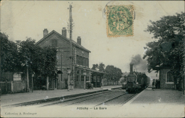 60 ATTICHY / La Gare / CARTE GLACEE - Attichy