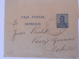 Argentine Lettre De 1917 (cachet Faible ) - Lettres & Documents